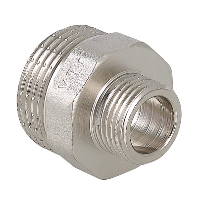 (328) Ниппель 1 1/4х3/4" никель VALTEC уп. 10/80(*)