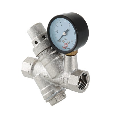 Редуктор давления VALTEC (2 - 5 бар) 3/4"с фильтром и манометром