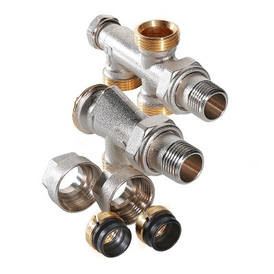 Узел VALTEC с байпасом для нижн.подключения(1 тр) (50%) VT.225.K.N.E04050