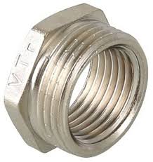 Футорка нар.-вн. 3/4"х1/4 никель VALTEC уп. 10/350