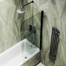 Шторка на ванну Maybahglass MGV-598-6 60*140, прозрачное стекло, профиль черный