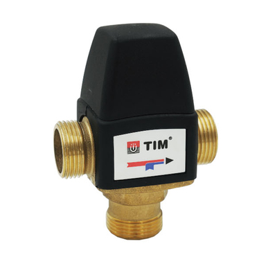 Клапан 1" термосмесительный универсальный TIM (ГВС и отопл., диапаз 35-60 С)