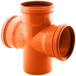 Крестовина 160/160/160/90° рыжая