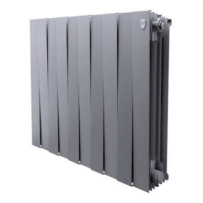 Радиатор биметаллический 500/80  10 секций Royal Thermo Silver Satin/PianoForte