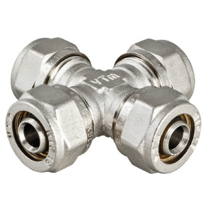 (69)м/п Крестовина 16х16х16х16 ц/ц/ц/ц VALTEC(*) 10/50(*)