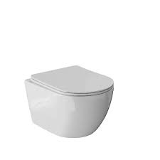 Унитаз подвесной WAVE ROUND (безободковый, сид дюропласт, микролифт)