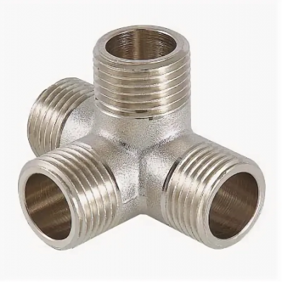 Крестовина двухплоскосная VALTEC 1/2" наружная резьба
