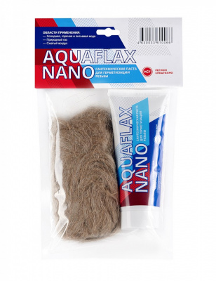 Комплект монтажный AQUAFLAX NANO(паста 30г+лен 15г)