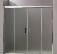 Шторка на ванну BelBagno Uno VF 2 170/145 P Cr рифленое стекло, профиль хром.