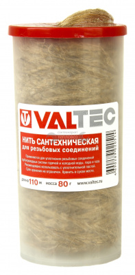 Нить cантехническая льняная VALTEC (110м)
