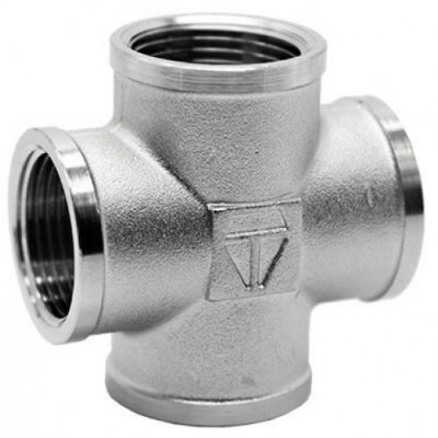 Крестовина 3/4" внутренняя резьба VALTEC никель