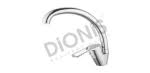 Смеситель для кухни DIONIS 40 мм, однорычажный, боковая ручка, Хром DLA8-304