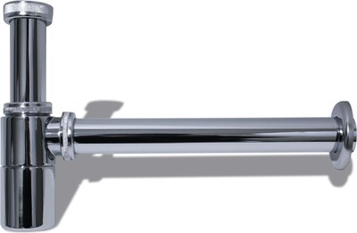 Сифон 11/4" * 32 умыв б/выпуска с прямой труб 32*32 хром Aquant MS1020-10-MR