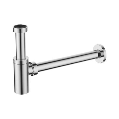 Сифон 11/4" * 32 умыв б/выпуска с прямой труб 32*32 хром L81 LEDEME