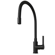 Смеситель для кухни MIXLINE  35к ML23-097 "Round Black" ЧЕРНЫЙ гибкий излив, боковая ручка