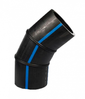 Отвод ПЭ 100 SDR17-355 *30 гр сварн. удл.