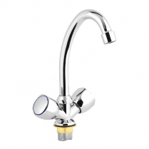 Смеситель для кухни AquaKratos 1/2 м/к гусак h=175мм AK7166 RUS(*)