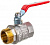 Кран шар. Ду25 ГШ руч BASE-ГОСТ полнопроход. VALTEC