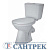 Унитаз-компакт Бриз (ЭКОНОМ, кос, 1 кн. арм, нижн, сиден. пп) SANTEK