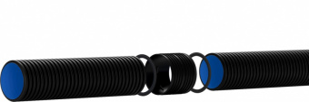 Труба гофрированная DN/OD 315 КОРСИС SN8 (отрезок 6м) (1)