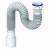 Гофра 11/2*40/50 800 мм с гайкой Unicorn D85