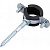 Хомут   3/4"(25-29) с дюб.и шп VALTEC RUS.833.05