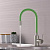 Смеситель для кухни MIXLINE  35к MLSS-0325 ЗЕЛЕНЫЙ гибкий силиконовый излив