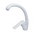 Смеситель для кухни MIXLINE  35к ML15-032W БЕЛЫЙ, б/под, боковая ручка