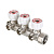 Коллектор 3/4"х2 вых. 1/2" нар.с регулиров. кранами Valtec