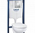 Система инсталляции Grohe Solido 4 в 1 (подвес унитаз Bau Ceramic, сид.микролифт, панель смыва)