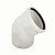 Отвод для бесш. кан-и 110/15° Sinikon COMFORT PLUS