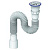 Гофросифон 1 1/4*40/50 800 мм Unicorn MD222