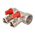 (37)Коллектор 1"х2 вых. 3/4" Евроконус с отсекающими кранами VALTEC