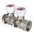 Коллектор 1"х3 вых. 3/4" Евроконус с регулир. кран VALTEC