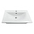 Умывальник 60 Бриз/Breeze белый с отв Sanita Luxe (WB.FN/Breeze/60-C/WH)